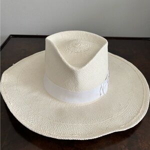 NEW Gladys Tamez Millinery Straw Hat, MEDIUM